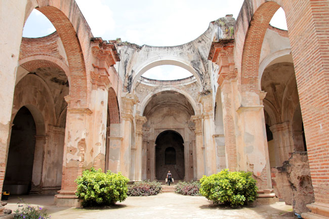 Ruinas de la catedral de Santigago.