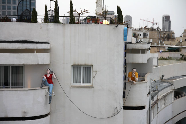 Ejemplo de Bauhaus en "la ciudad blanca" de Tel Aviv. 