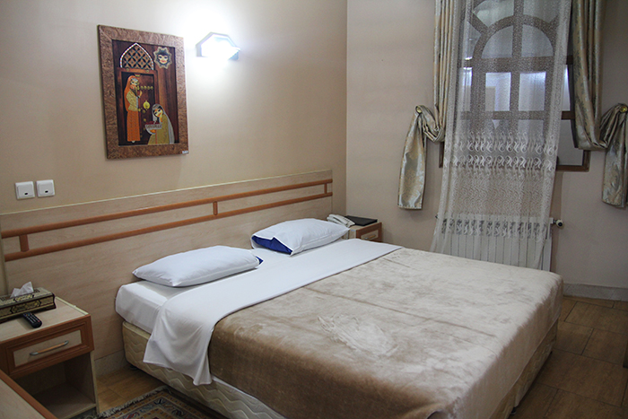 Nuestra habitación en el Hotel Sepahan de Isfahán. 